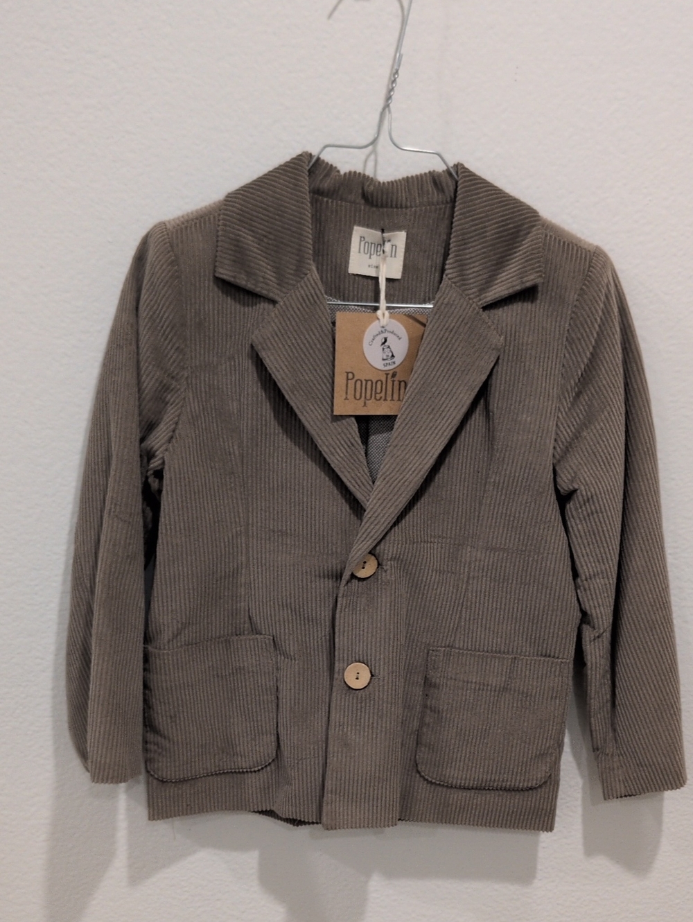 Popelin Corduroy Blazer Jacket 5T